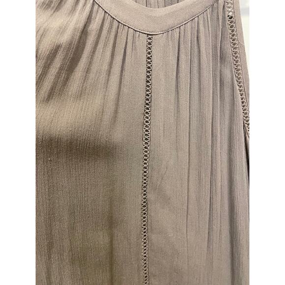 TORRID Brown Sleeveless Flair Light Back Button-Up Women Shirt Size 1X - Picture 6 of 9